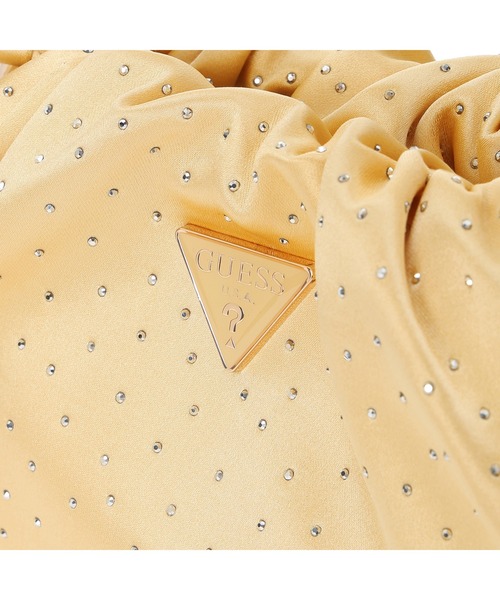 Guess(ゲス)の「ELSIE Pouch ハンドバッグ ポーチ (ハンドバッグ・レディース・ゴールド/ブラック・ONE SIZE)」の8枚目の写真