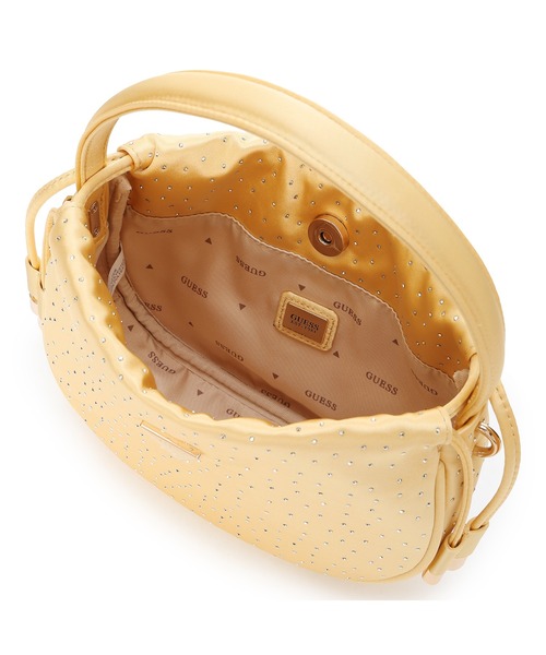 Guess(ゲス)の「ELSIE Pouch ハンドバッグ ポーチ (ハンドバッグ・レディース・ゴールド/ブラック・ONE SIZE)」の10枚目の写真