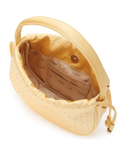 Guess(ゲス)の「ELSIE Pouch ハンドバッグ ポーチ (ハンドバッグ・レディース・ゴールド/ブラック・ONE SIZE)」の11枚目の写真