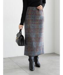 Te chichi | シャギーチェックスカート(スカート)