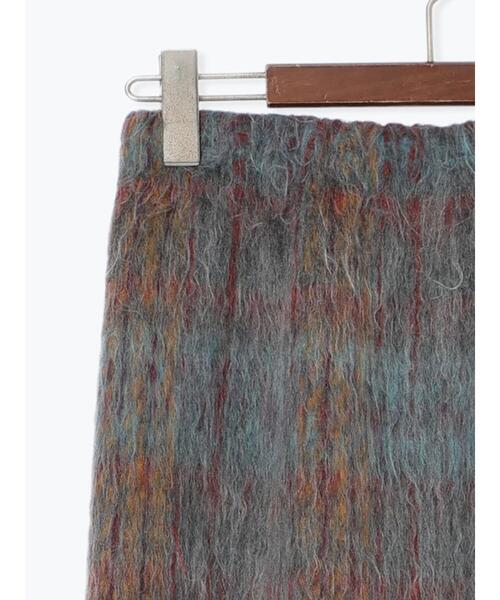 Te chichi（テチチ）の「シャギーチェックスカート（スカート・レディース・グレー/ネイビー・F）」の16枚目の写真