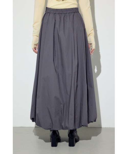AZUL by moussy(アズールバイマウジー)の「【身長/骨格別着用画像あり】ボリュームたっぷり♪ギャザーバルーンスカート 春服 秋服 デザインスカート(スカート・レディース・チャコールグレー/アイボリー/ブラック・SMALL/MEDIUM)」の14枚目の写真