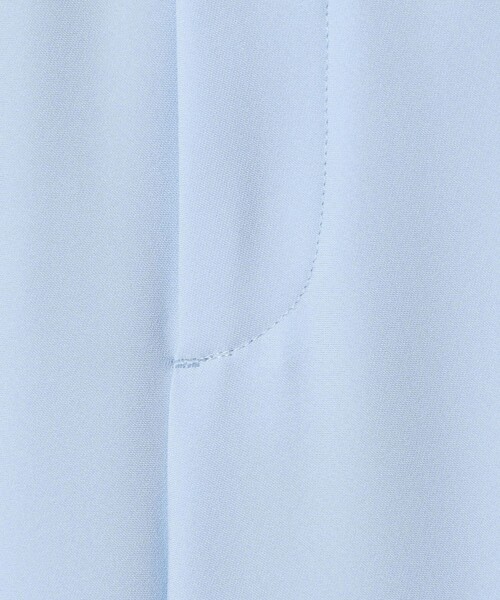 UNITED ARROWS（ユナイテッドアローズ）の「P 2タック ワイドパンツ ‐吸水速乾 帯電防止 接触冷感 ウォッシャブル‐（スラックス・レディース・ネイビー/ブラック/ライトブルー/ライラック/グレー系/ライトピンク/ベージュ/ダークブラウン・34/40/36/38）」の12枚目の写真