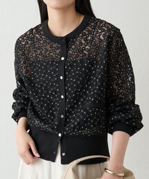 LOUNGEDRESS | コクーンスリーブフラワーカーデ(カーディガン/ボレロ)