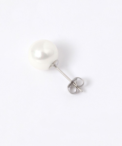 studio CLIP（スタディオクリップ）の「【daily CLIP】一粒貝パールピアス（ピアス（両耳用）・レディース・その他2・FREE）」の3枚目の写真