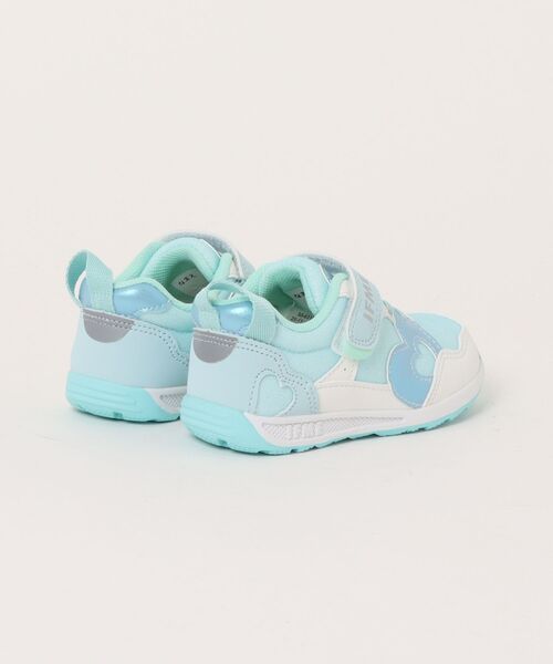 IFME（イフミー）の「《IFME》キラメキ　ハート　ソリッドラバースニーカー（スニーカー・キッズ・サックスブルー/ピンク・15.0cm/15.5cm/16.0cm/16.5cm/17.0cm/17.5cm/18.0cm/18.5cm/19.0cm）」の4枚目の写真