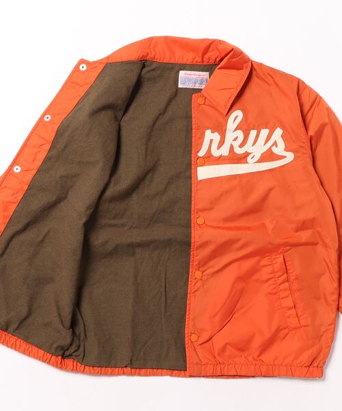 DENIM DUNGAREE(デニムダンガリー)の「MX Eleven Coach Jacket(スウェット・キッズ・オレンジ・145/135)」の3枚目の写真