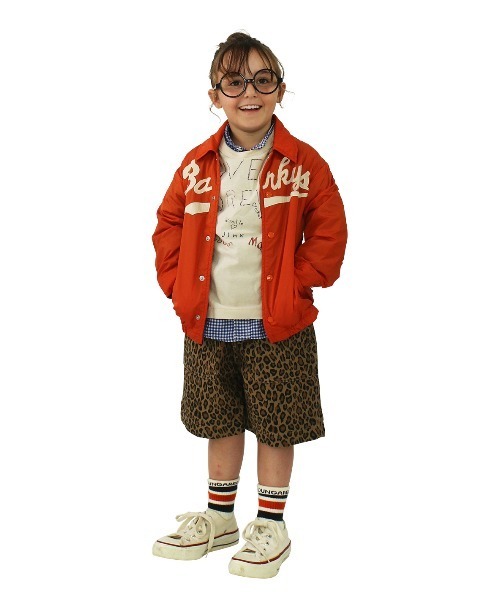 DENIM DUNGAREE(デニムダンガリー)の「MX Eleven Coach Jacket(スウェット・キッズ・オレンジ・145/135)」の6枚目の写真