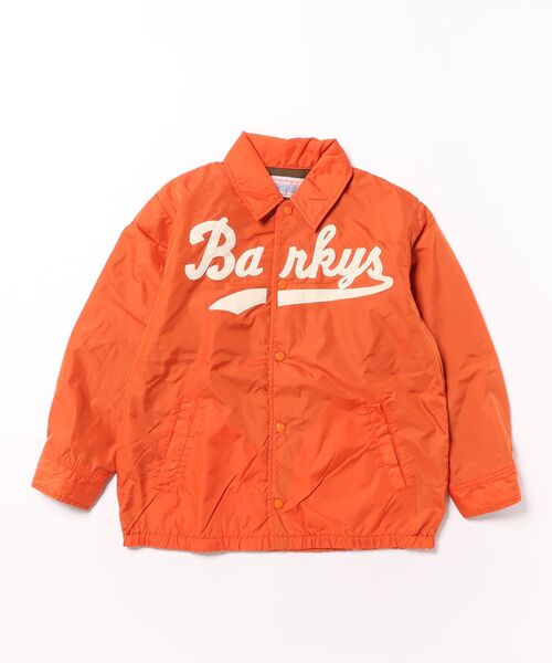 DENIM DUNGAREE(デニムダンガリー)の「MX Eleven Coach Jacket(スウェット・キッズ・オレンジ・145/135)」の4枚目の写真