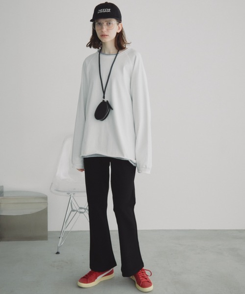 Auntie Rosa Holiday（アンティローザホリデー）の「カットフレアパンツ（その他パンツ・レディース・ブラック・FREE）」の11枚目の写真