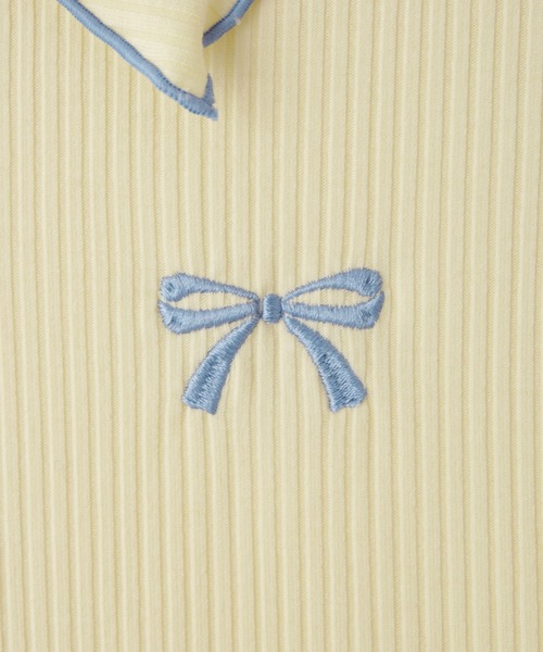 ROPE' PICNIC(ロペピクニック)の「【KIDS/キッズ】テレコ配色メロウカーディガン(カーディガン/ボレロ・キッズ・ネイビー/キナリ・120/140/130)」の8枚目の写真
