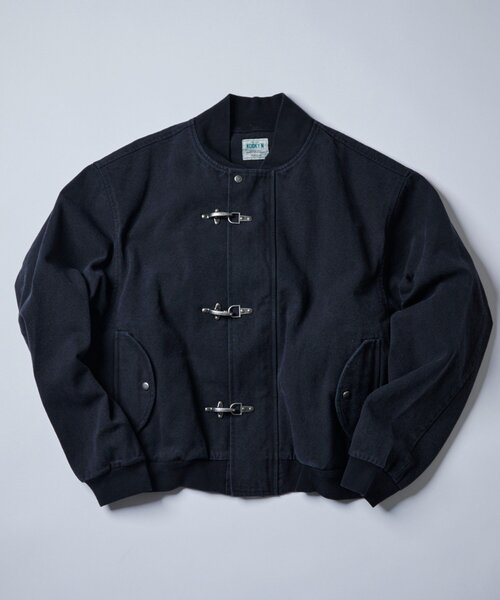 WHO'S WHO gallery（フーズフーギャラリー）の「【KOOKY'N】ファイヤーマンダックMA1（MA-1・レディース・ホワイト/ブラック/カーキ・FREE）」の13枚目の写真