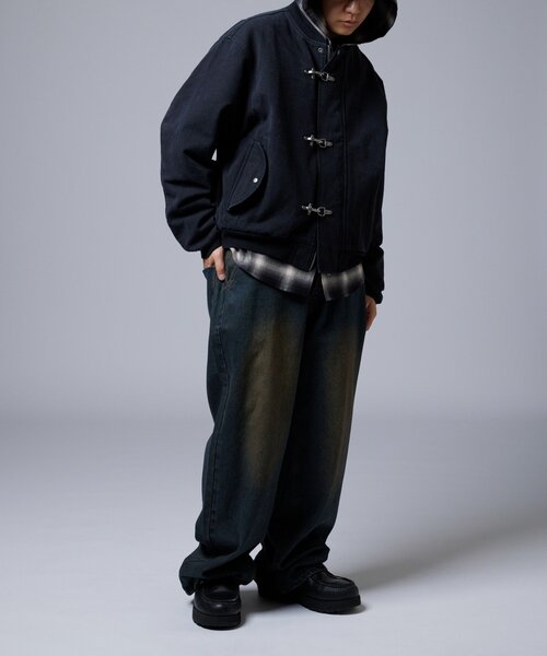 WHO'S WHO gallery（フーズフーギャラリー）の「【KOOKY'N】ファイヤーマンダックMA1（MA-1・レディース・ホワイト/ブラック/カーキ・FREE）」の11枚目の写真