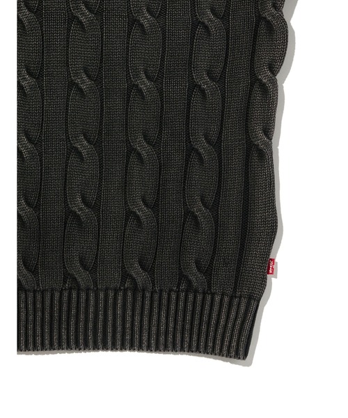 Levi's（リーバイス）の「Levi's/リーバイス カーメルケーブルクルーセーター（ニット/セーター・メンズ・ブラック・S/M/L/XL）」の11枚目の写真