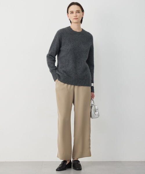 ICB(アイシービー)の「ベルベットライン トラックワイドパンツ(その他パンツ・レディース・ブラック系/ベージュ系/ネイビー系・LARGE/X-LARGE)」の6枚目の写真