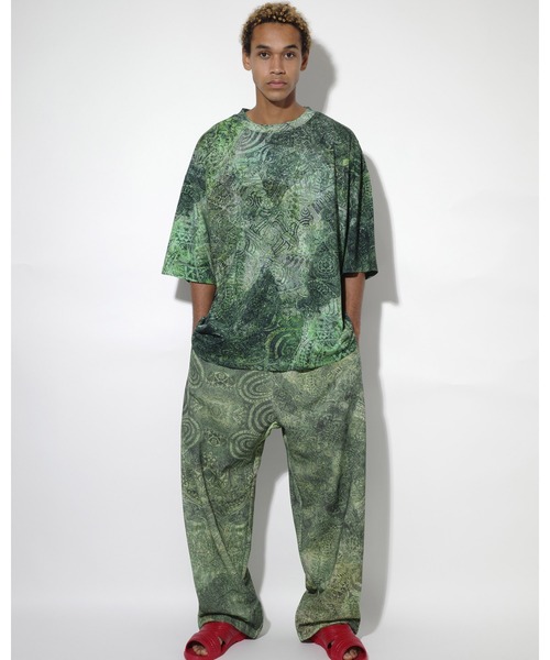 NISHIMOTO IS THE MOUTH(ニシモト イズ ザ マウス)の「WIDE SWEAT PANTS | NISHIMOTO IS THE MOUTH(スウェットパンツ・メンズ・グリーン/カモフラージュ・L/XL/S/M)」の20枚目の写真