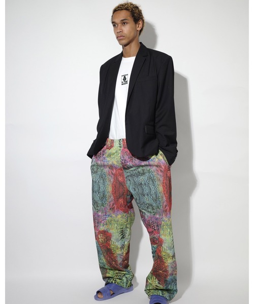 NISHIMOTO IS THE MOUTH(ニシモト イズ ザ マウス)の「WIDE SWEAT PANTS | NISHIMOTO IS THE MOUTH(スウェットパンツ・メンズ・グリーン/カモフラージュ・L/XL/S/M)」の15枚目の写真