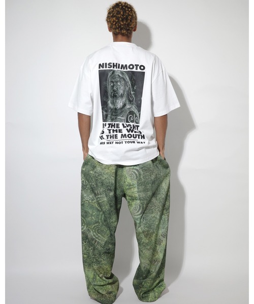 NISHIMOTO IS THE MOUTH(ニシモト イズ ザ マウス)の「WIDE SWEAT PANTS | NISHIMOTO IS THE MOUTH(スウェットパンツ・メンズ・グリーン/カモフラージュ・L/XL/S/M)」の19枚目の写真