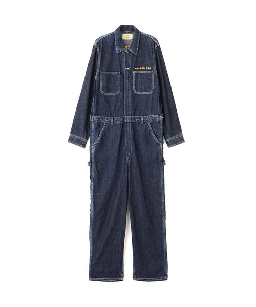AVIREX(アヴィレックス)の「《A.A.R.C》DENIM ALL IN ONE / エアレーシングクラブ デニム オールインワン / AVIREX / アヴィレックス(つなぎ/オールインワン・メンズ・その他35/その他6・2XL/L/M/XL)」の6枚目の写真