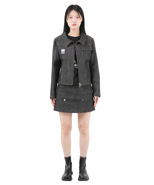 KATHARSIS(カタルシス)の「デイリーデニムローライズパンツスカート黒青ONESIZE(スカート・レディース・その他・ONE SIZE)」の2枚目の写真