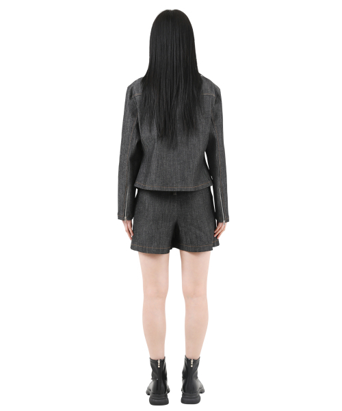 KATHARSIS(カタルシス)の「デイリーデニムローライズパンツスカート黒青ONESIZE(スカート・レディース・その他・ONE SIZE)」の4枚目の写真