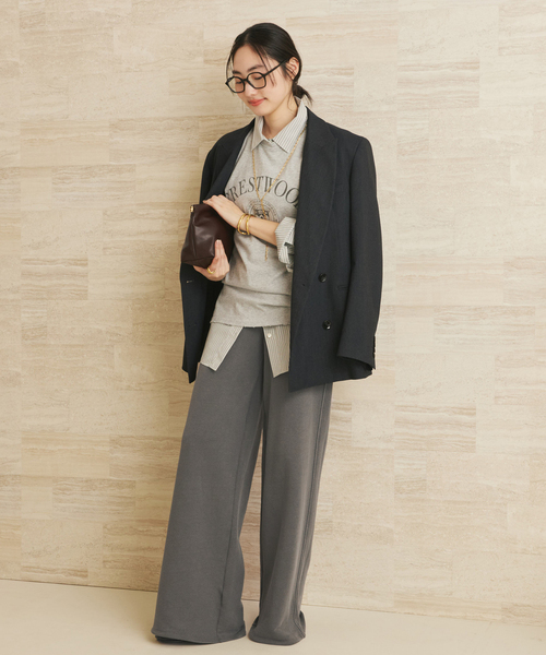 plage(プラージュ)の「ASHER / アッシャー PRIYA パンツ(スウェットパンツ・レディース・チャコールグレー・36/34)」の3枚目の写真