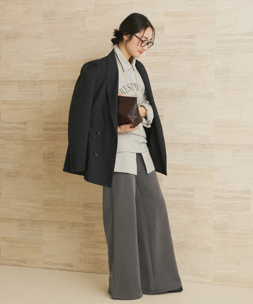 plage(プラージュ)の「ASHER / アッシャー PRIYA パンツ(スウェットパンツ・レディース・チャコールグレー・36/34)」の19枚目の写真