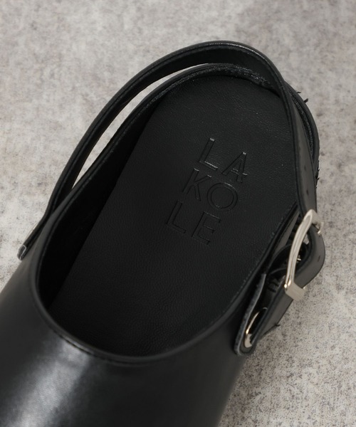 LAKOLE（ラコレ）の「2WAYベルトサボ / 642577（サンダル・レディース・ブラウン/ブラック・LARGE/MEDIUM）」の8枚目の写真