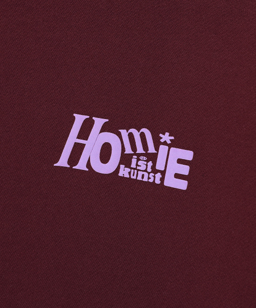 ISTKUNST(イストクンスト)の「HOMIE HOODIE_BURGUNDY(IK2DFMM434A)(パーカー・レディース・その他・L/S/M)」の4枚目の写真