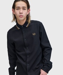 FRED PERRY（フレッドペリー）の「Polo Collar Woven Pique Shirt／ポロカラーウーブンピケシャツ（シャツ/ブラウス）」