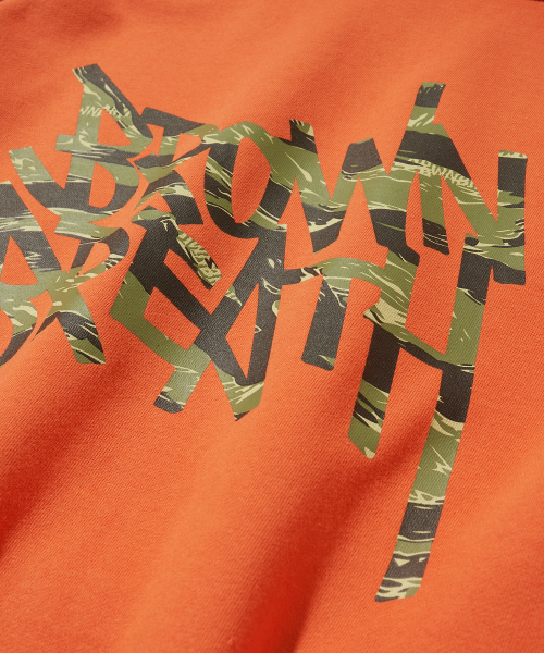 BROWNBREATH（ブラウンブレス）の「TIGER CAMO TAG HOODIE - ORANGE（パーカー・レディース・その他・XL/S/M/L）」の8枚目の写真