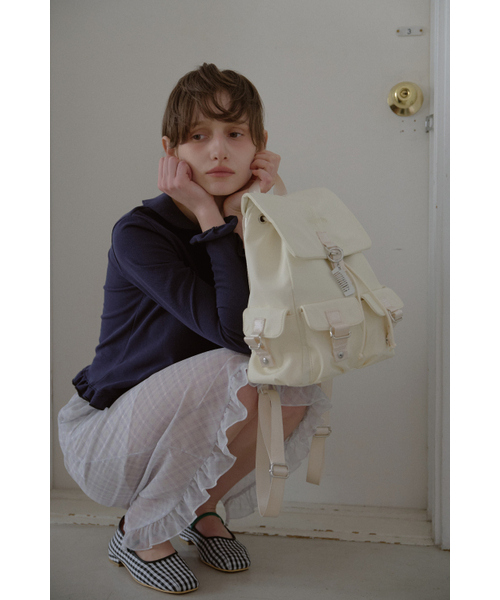 LETERIE(レテリー)の「LETERIE POCKET BACKPACK_IVORY(バックパック/リュック・レディース・アイボリー・FREE)」の2枚目の写真