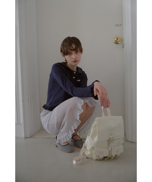LETERIE(レテリー)の「LETERIE POCKET BACKPACK_IVORY(バックパック/リュック・レディース・アイボリー・FREE)」の3枚目の写真