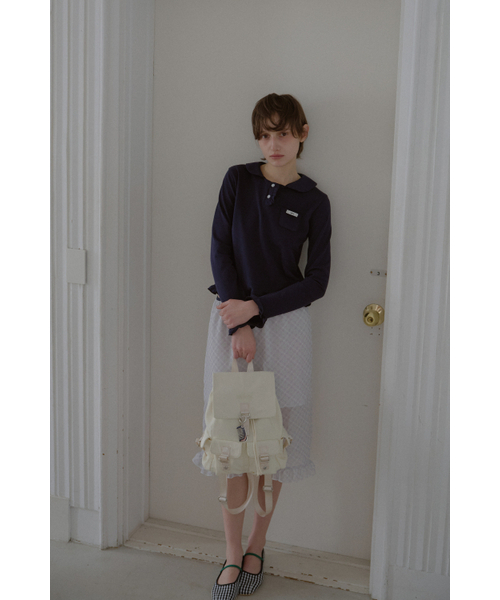 LETERIE(レテリー)の「LETERIE POCKET BACKPACK_IVORY(バックパック/リュック・レディース・アイボリー・FREE)」の4枚目の写真