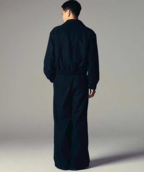 CS(シーエス)の「【CS】two tuck wool wide trousers / 【シーエス】ツータックウールワイドトラウザーズ(その他パンツ・メンズ・ダークグレー・02/01)」の15枚目の写真