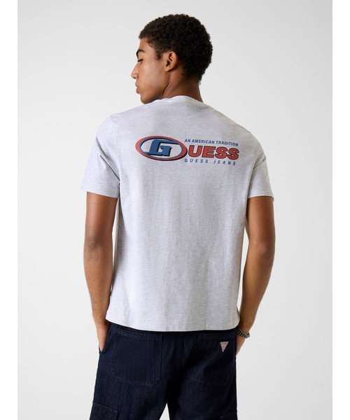 GUESS JEANS（ゲスジーンズ）の「GUESS JEANS Regular Fit G Sport Tee Tシャツ（Tシャツ/カットソー・メンズ・グレー/ブラック・SMALL/MEDIUM/LARGE/X-LARGE）」の3枚目の写真