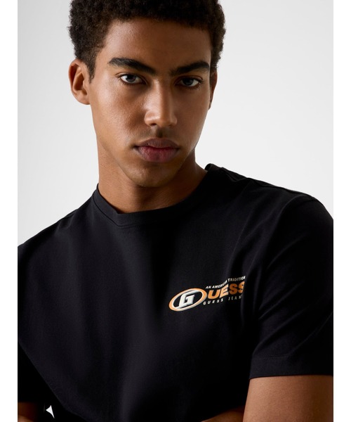 GUESS JEANS（ゲスジーンズ）の「GUESS JEANS Regular Fit G Sport Tee Tシャツ（Tシャツ/カットソー・メンズ・グレー/ブラック・SMALL/MEDIUM/LARGE/X-LARGE）」の7枚目の写真