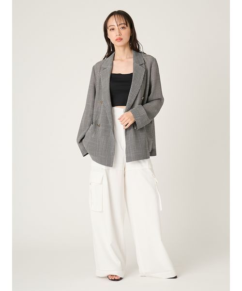 FRAY I.D（フレイアイディー）の「2wayカップインキャミソール（キャミソール・レディース・アイボリー/ブラック/ブラウン・F）」の6枚目の写真