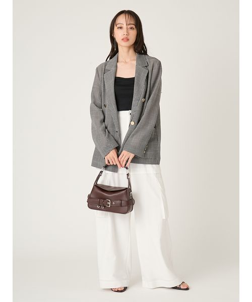 FRAY I.D（フレイアイディー）の「2wayカップインキャミソール（キャミソール・レディース・アイボリー/ブラック/ブラウン・F）」の4枚目の写真