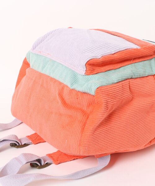 BILLABONG(ビラボン)の「【BILLABONG/ビラボン】SINCE 73 BACKPACK/コーデュロイ バックパック・リュックサック(バックパック/リュック・レディース・グリーン×ピンク・FREE)」の3枚目の写真