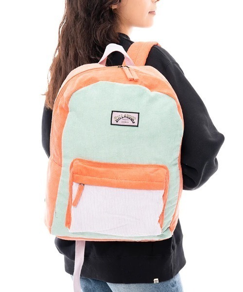 BILLABONG(ビラボン)の「【BILLABONG/ビラボン】SINCE 73 BACKPACK/コーデュロイ バックパック・リュックサック(バックパック/リュック・レディース・グリーン×ピンク・FREE)」の18枚目の写真