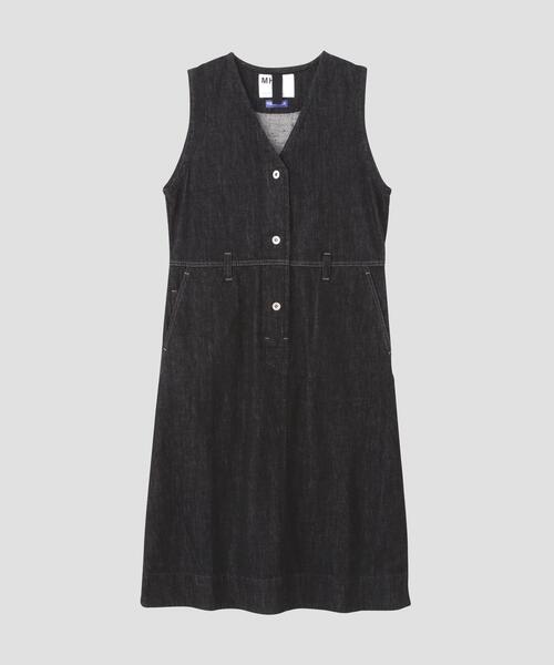 MHL.（エムエイチエル）の「CANTON BLACK LIGHT DENIM（ワンピース・レディース・ブラック・36/34）」の3枚目の写真