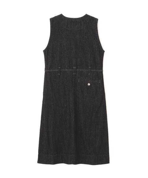 MHL.（エムエイチエル）の「CANTON BLACK LIGHT DENIM（ワンピース・レディース・ブラック・36/34）」の4枚目の写真