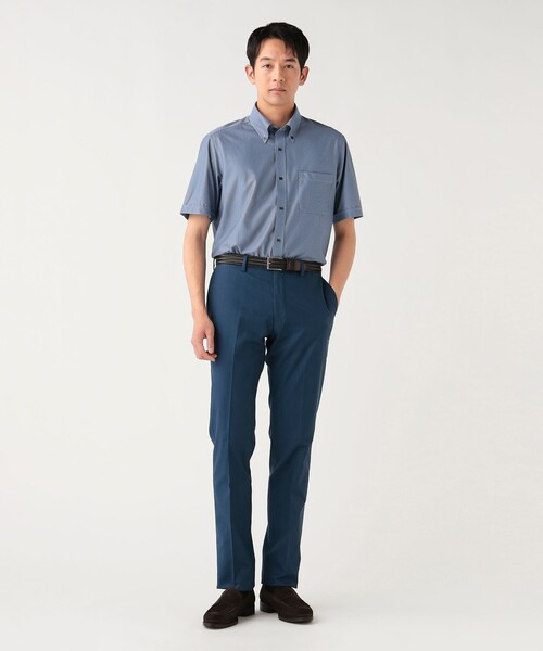 BEAMS HEART(ビームスハート)の「【7/9値下げ】トリコット イージーケア ショートスリーブ ボタンダウンシャツ【クールビズ】(シャツ/ブラウス・メンズ・ホワイト/ブルー/サックスブルー・X-LARGE/SMALL/MEDIUM/LARGE)」の12枚目の写真