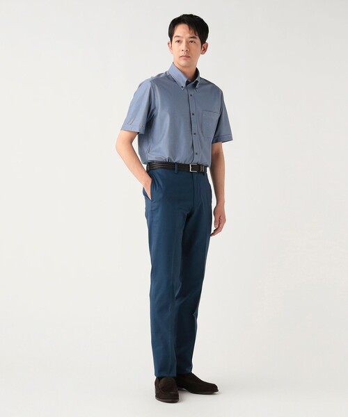 BEAMS HEART(ビームスハート)の「【7/9値下げ】トリコット イージーケア ショートスリーブ ボタンダウンシャツ【クールビズ】(シャツ/ブラウス・メンズ・ホワイト/ブルー/サックスブルー・X-LARGE/SMALL/MEDIUM/LARGE)」の13枚目の写真