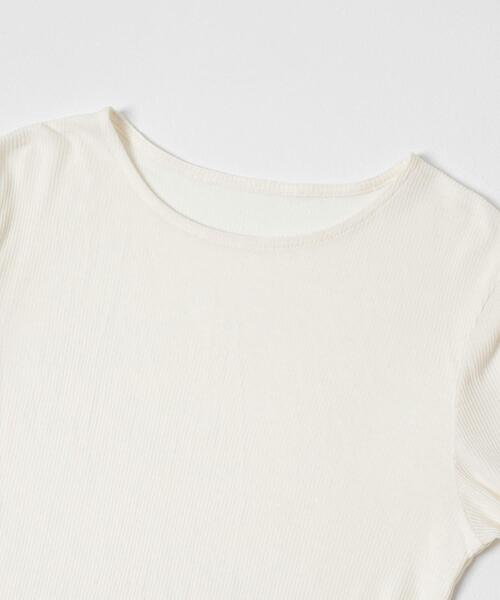 ITEMS URBANRESEARCH(アイテムズ アーバンリサーチ)の「シアーリブロングTシャツ(Tシャツ/カットソー・レディース・ミント/ブラウン/ホワイト・FREE)」の13枚目の写真