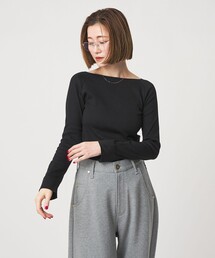 conte（コンテ）の「＜conte＞ボートネック ラグランスリーブカットソー（Tシャツ/カットソー）」