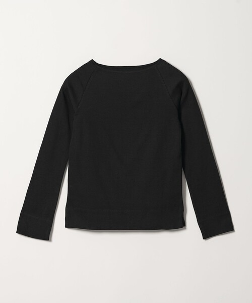 conte（コンテ）の「＜conte＞ボートネック ラグランスリーブカットソー（Tシャツ/カットソー・レディース・ブラック/ダークブラウン/ホワイト・FREE）」の13枚目の写真