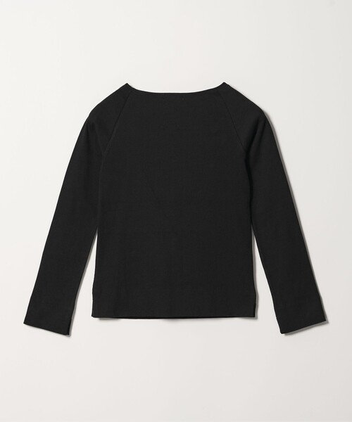 conte（コンテ）の「＜conte＞ボートネック ラグランスリーブカットソー（Tシャツ/カットソー・レディース・ブラック/ダークブラウン/ホワイト・FREE）」の14枚目の写真