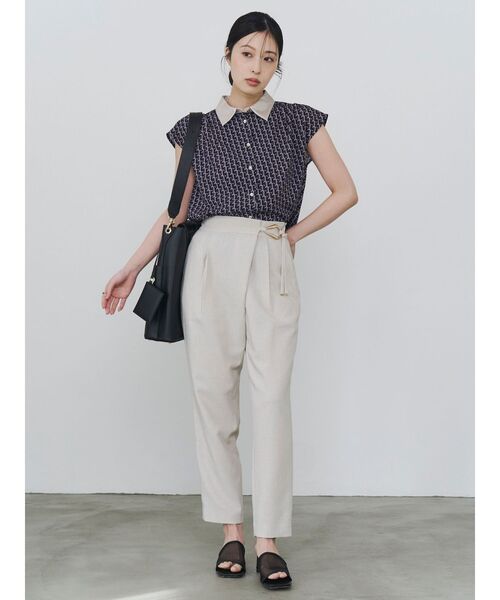 TONAL（トーナル）の「《14inchPC/A4対応/パスケース付》フェイクレザーTallトートバッグ（トートバッグ・レディース・ブラック/ブラウン/ベージュ・FREE）」の17枚目の写真